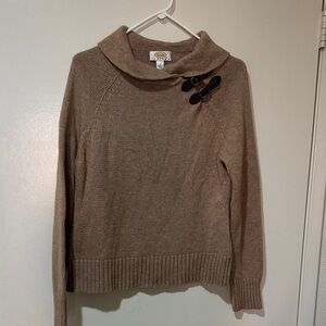 Talbots pull over collared sweater Large